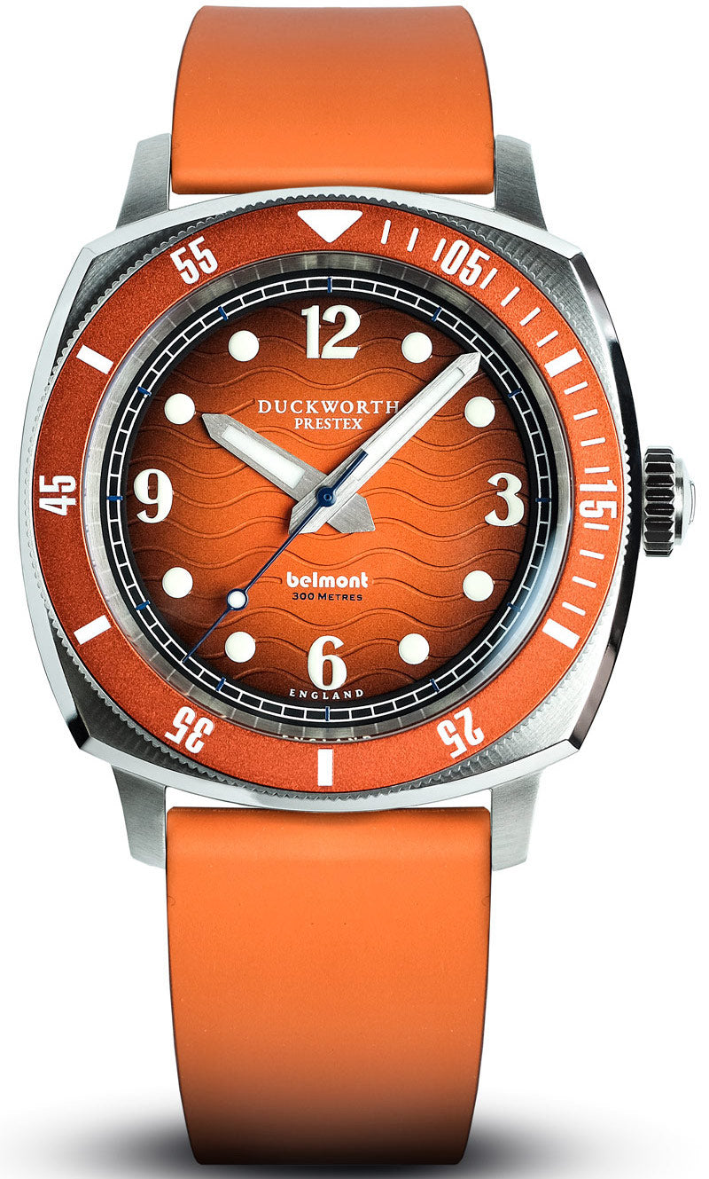 Duckworth Prestex Belmont Dive Orange Orange Rubber
