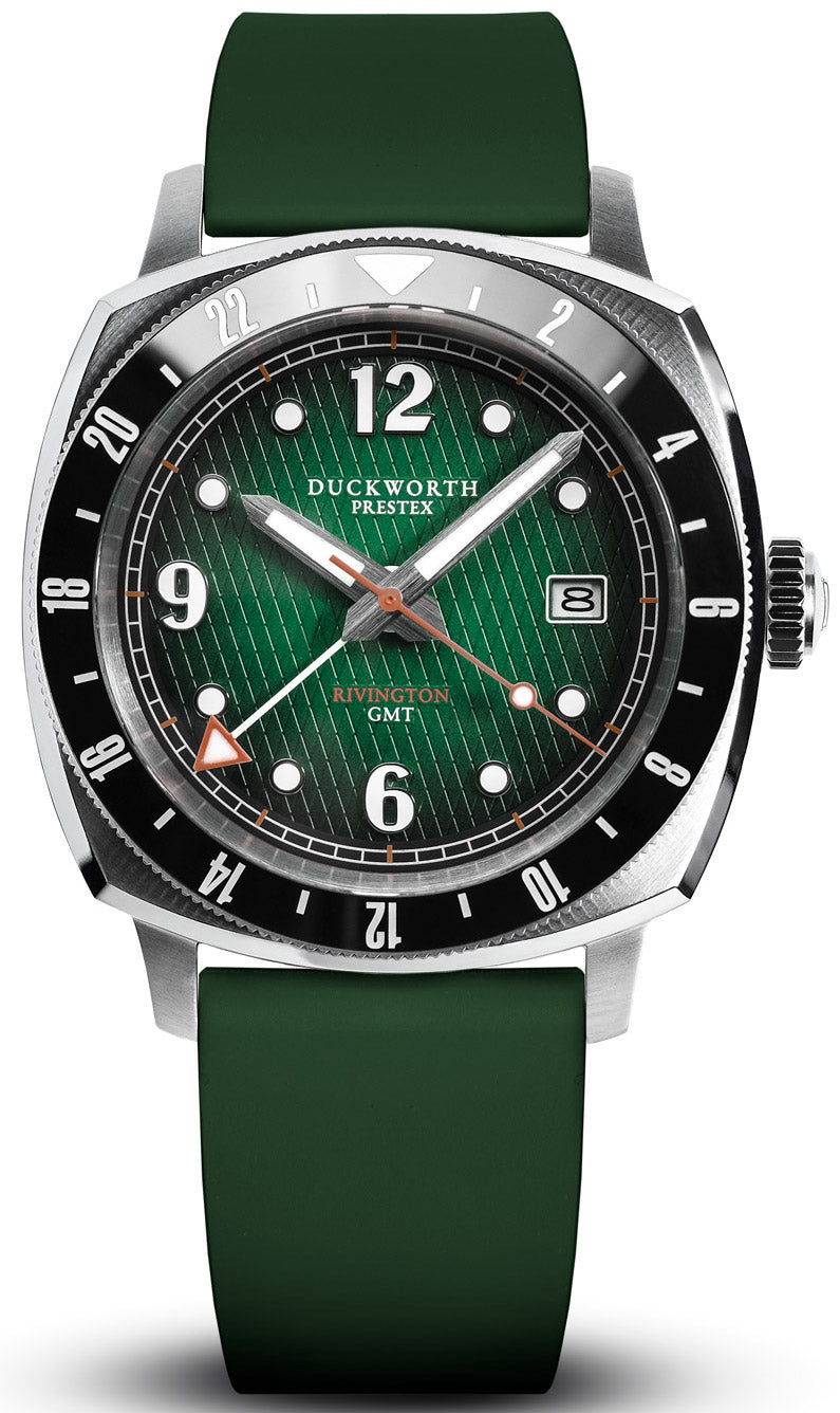 Duckworth Prestex Rivington Gmt Green Fume Green Rubber