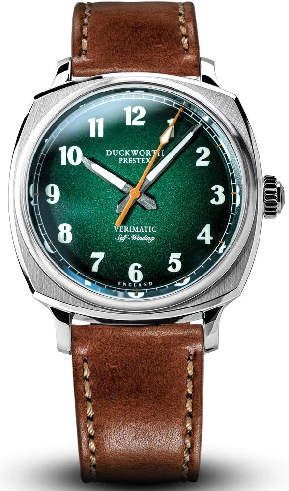 Duckworth Prestex Verimatic Green Fume Vintage Tan Leather