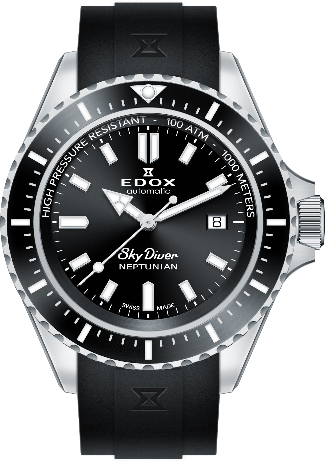 Edox Skydiver Neptunian Automatic 3 Hands