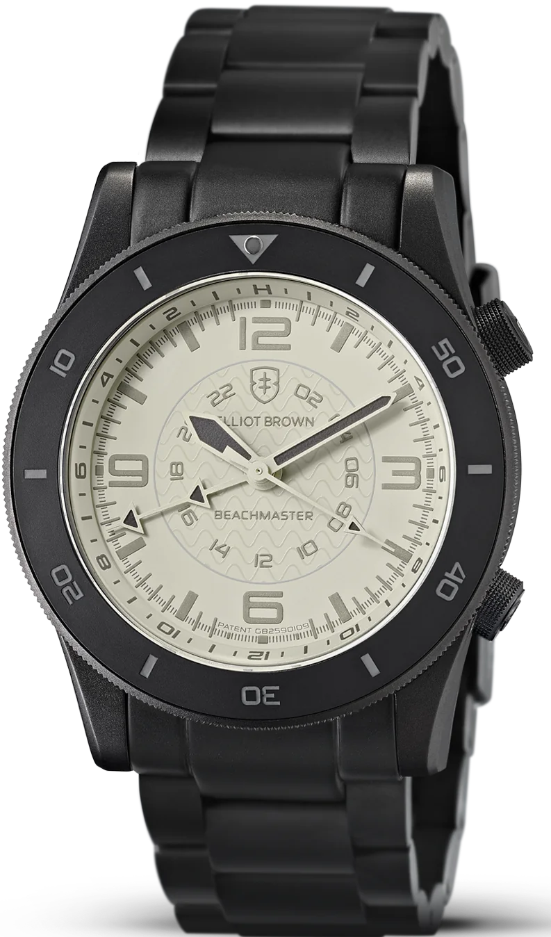 Elliot Brown Beachmaster Ghost Gunmetal Grey Pvd Bracelet