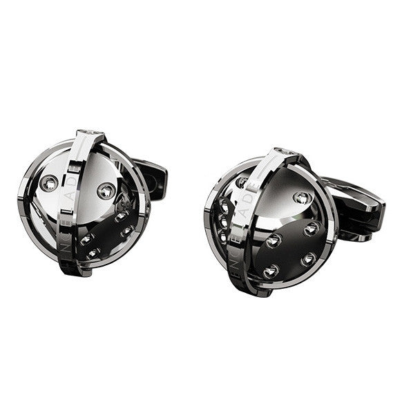 Encelade 1789 Dice Cufflinks - Silver