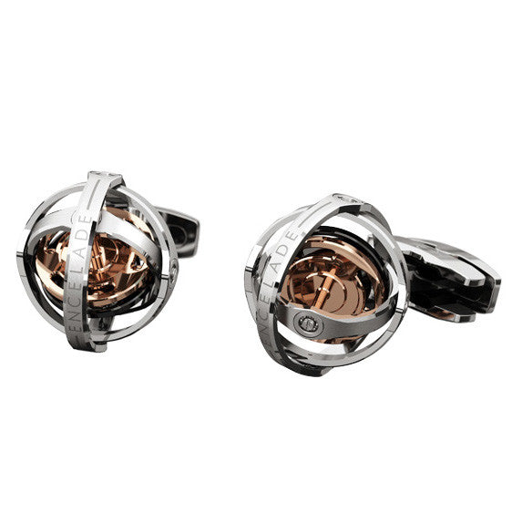 Encelade 1789 Gyro Cufflinks - Gold