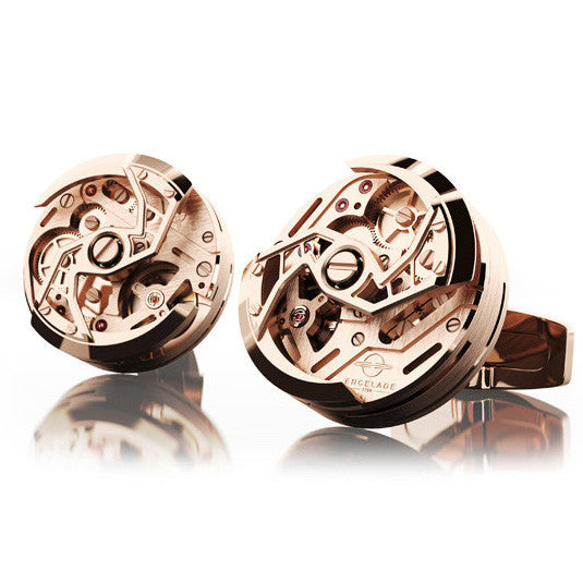 Encelade 1789 Rotor Cufflinks - Gold