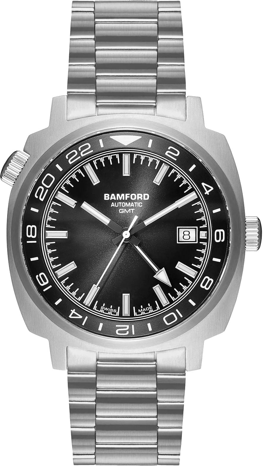 Bamford Gmt Steel Black Tie