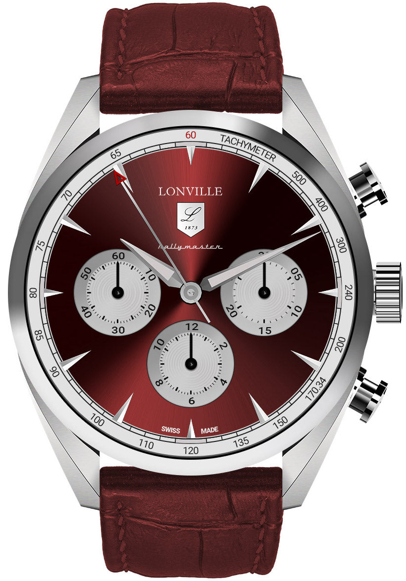 Lonville Watch Rallymaster Corso Red