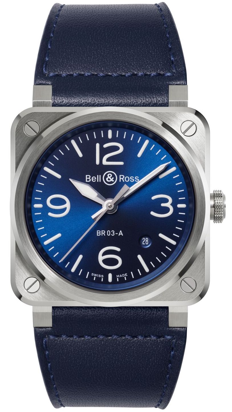 Bell & Ross Br 03 Auto Blue Steel