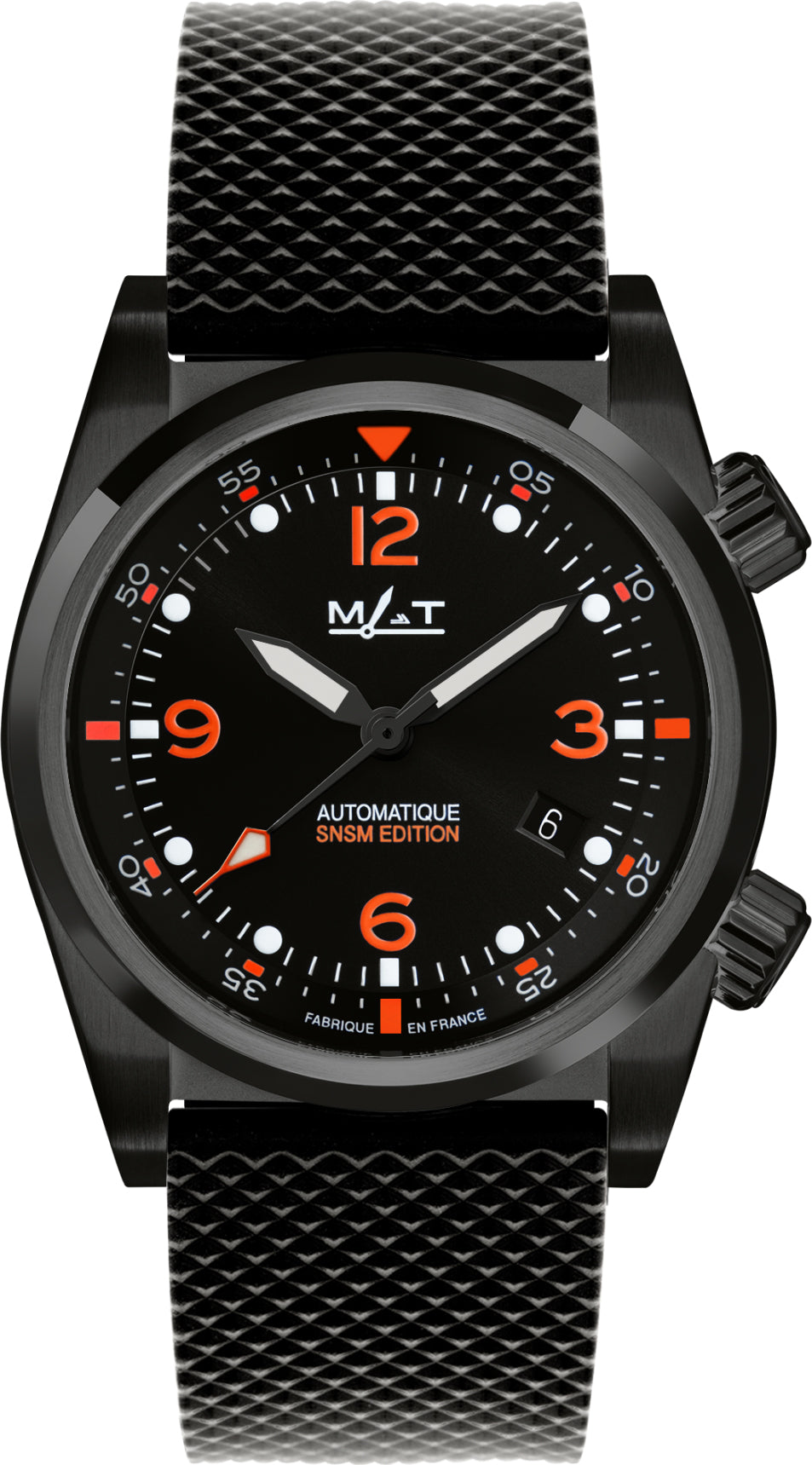 Mat Watch Sea Rescuers Black Edition