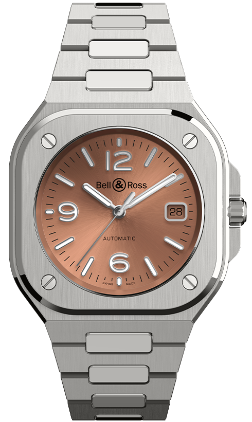 Bell & Ross Br 05 Auto Copper Brown Bracelet