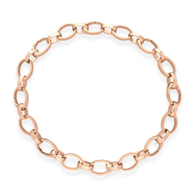 Faberge Treillage 18ct Rose Gold Chain Bracelet For Charms