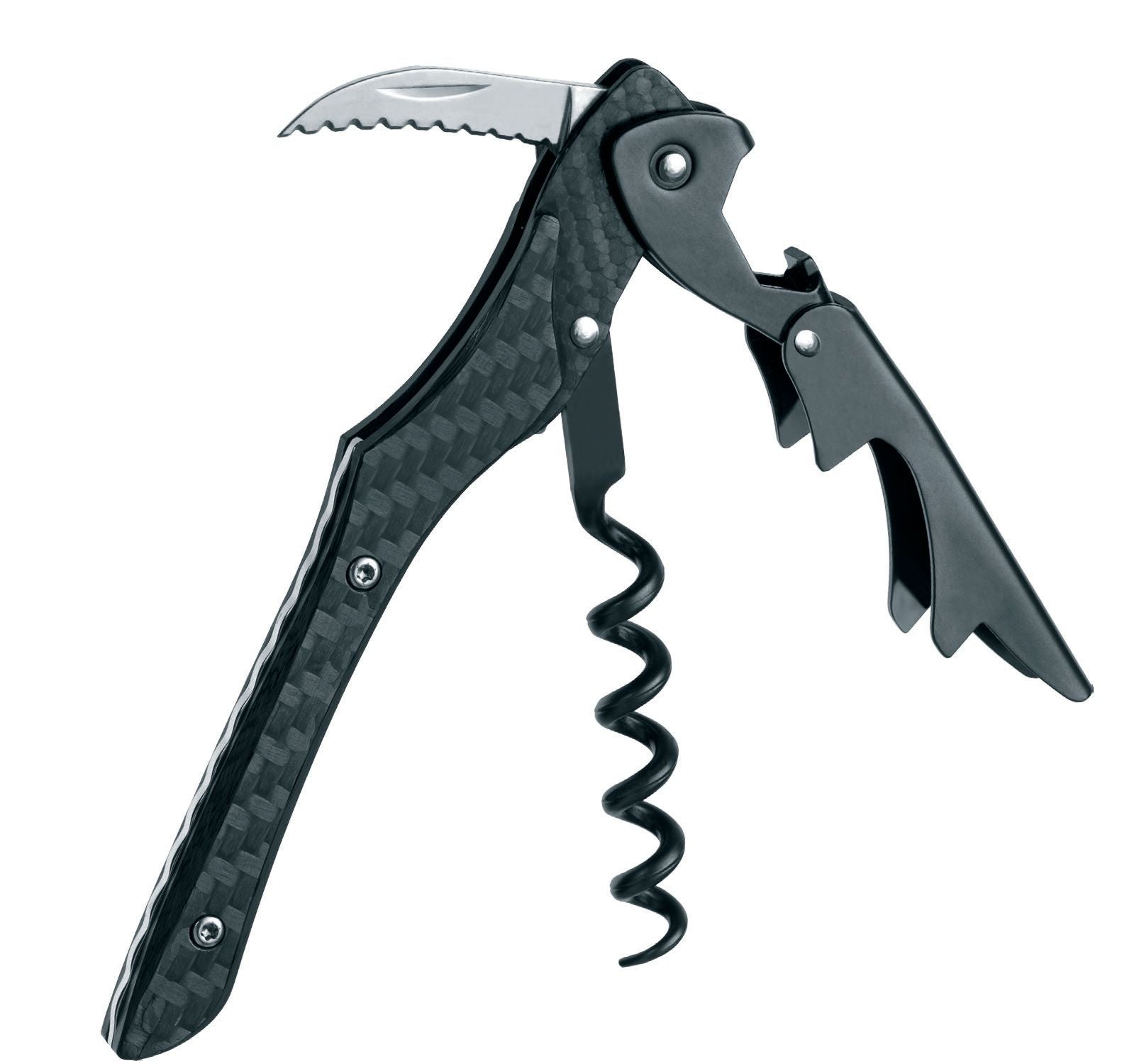 Farfalli Fibra Corkscrew - Carbon Fibre - Grey