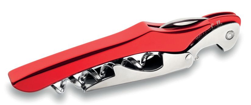 Farfalli Xl Aluminium Corkscrew - Red - Red