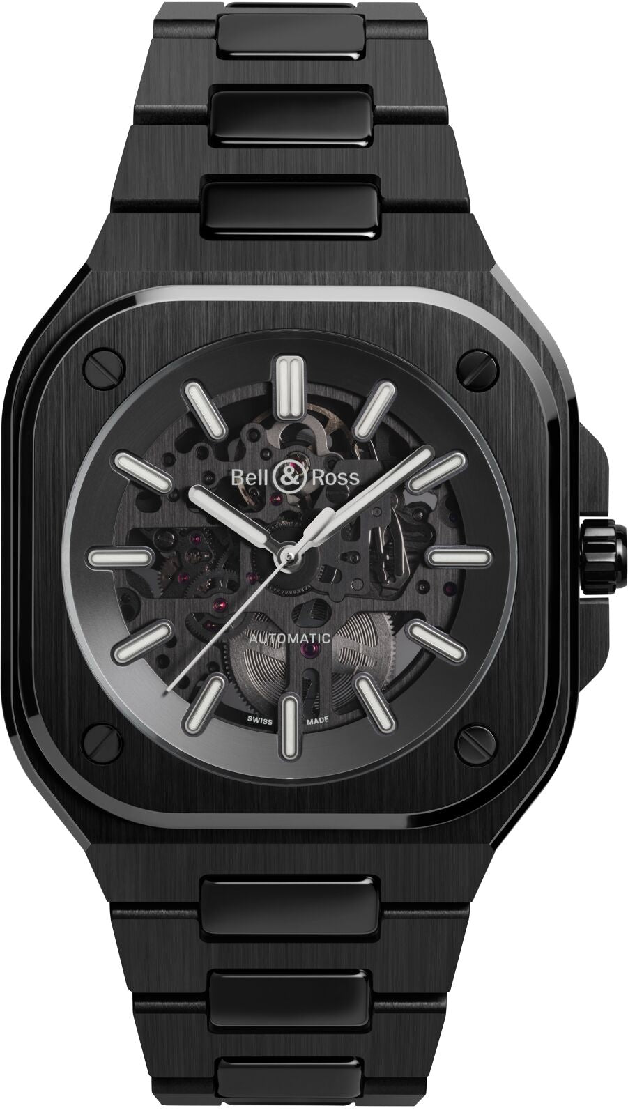 Bell & Ross Br 05 Skeleton Black Ceramic Bracelet