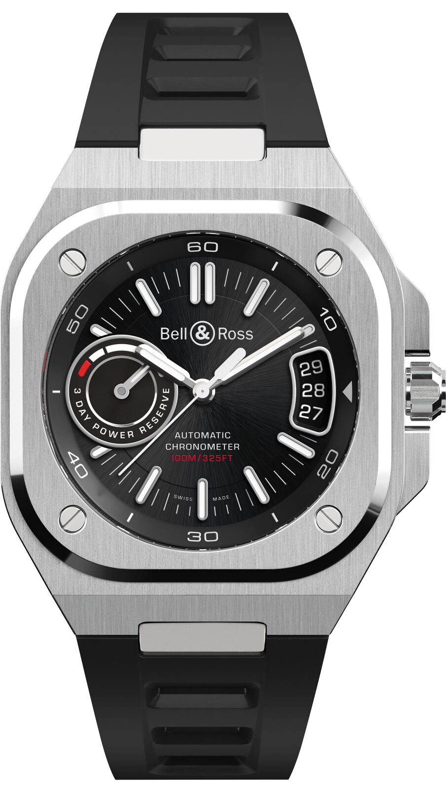 Bell & Ross Br X5 Auto Irm Black Rubber
