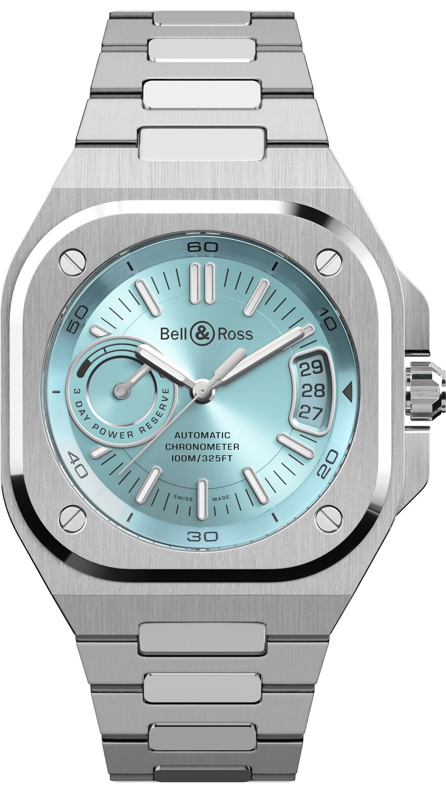 Bell & Ross Br X5 Auto Irm Ice Blue Bracelet