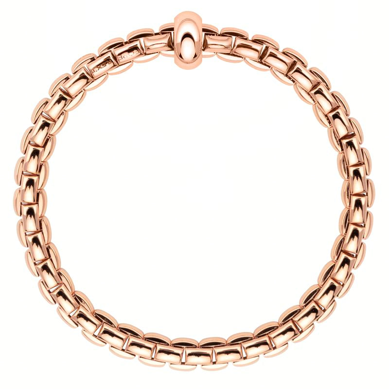 Fope Eka Anniversario 18ct Rose Gold Bracelet - L