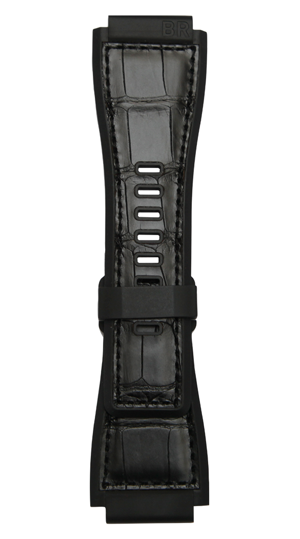 Bell & Ross Strap Br 01/03 Br-x1 Bi-material Black Small D