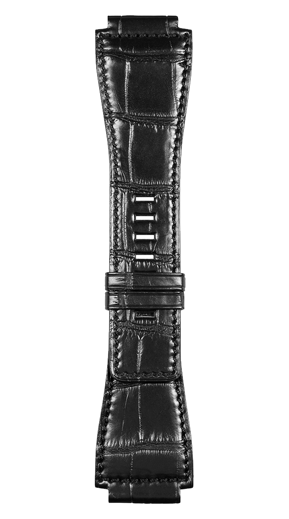 Bell & Ross Strap Br 01/03 Br-x1 Black Alligator Large