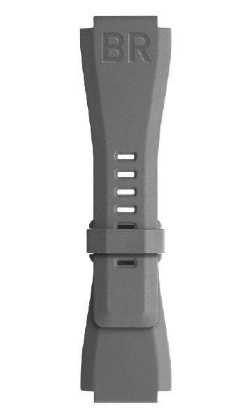 Bell & Ross Strap Br 01/03 Br-x1 Grey Rubber Medium