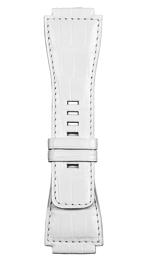 Bell & Ross Strap Br 01/03 Br-x2 White Alligator Large