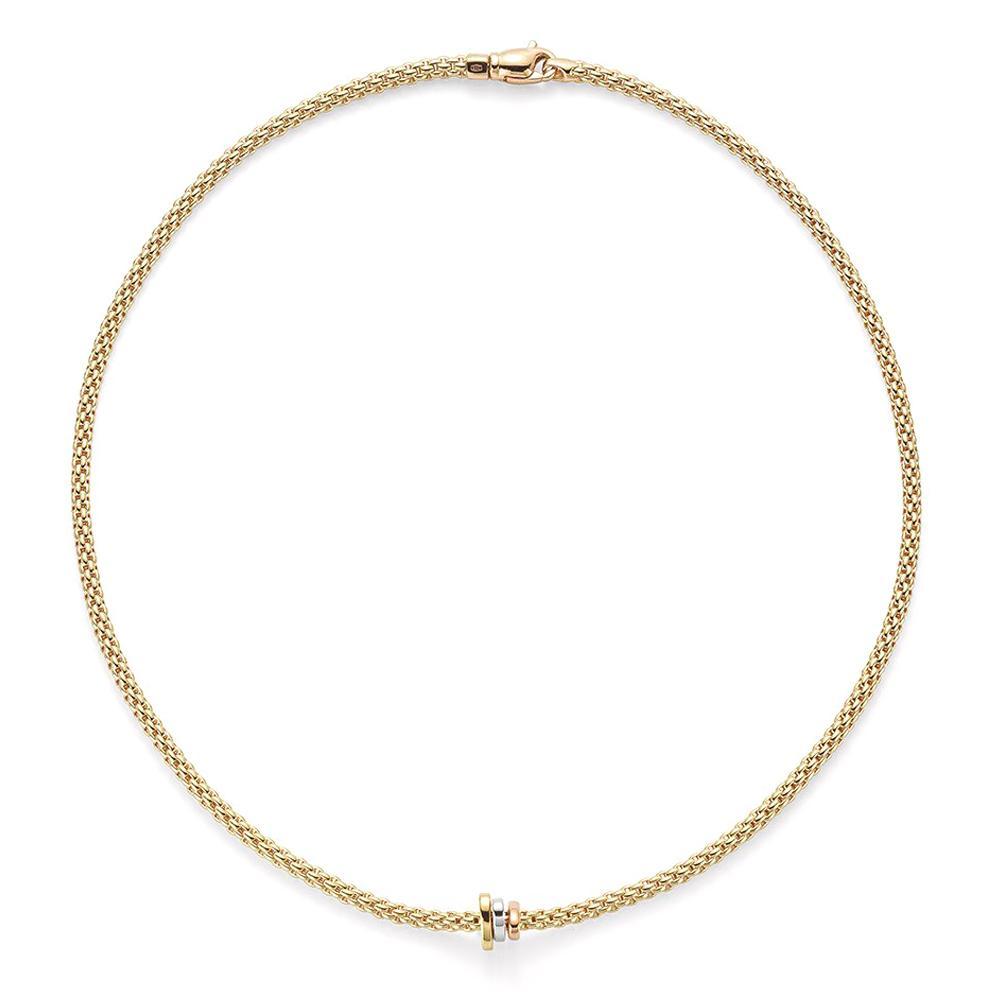 Fope Flex'it Prima 18ct Yellow Gold 43cm Necklace
