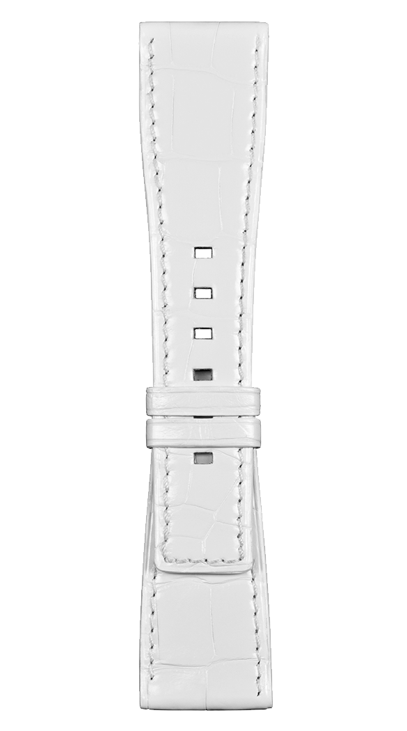 Bell & Ross Strap Br S Heritage White Alligator Large