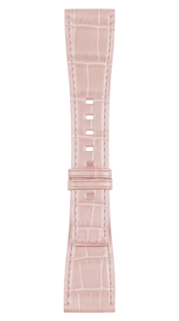 Bell & Ross Strap Br S Pink Alligator Small