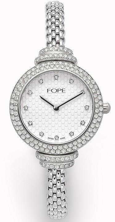Fope Flex'it White Gold Diamonds Medium 14.5cm