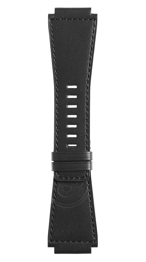Bell & Ross Strap Br01/br03 Calfskin Black Xs