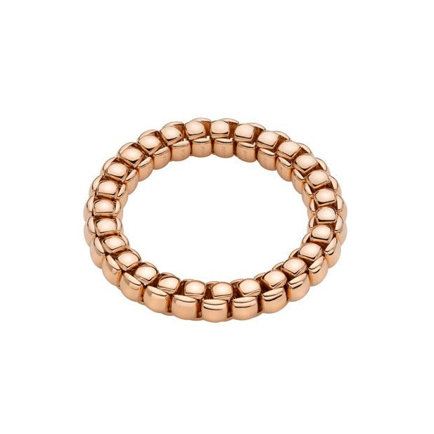 Fope Luna 18ct Rose Gold Flexible Bracelet - S
