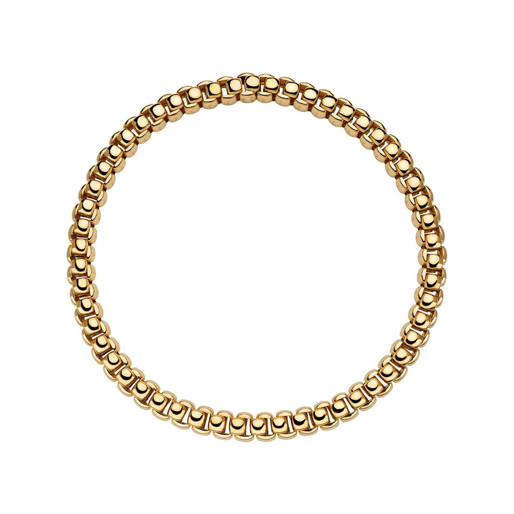 Fope Luna 18ct Yellow Gold Flexible Necklace - 40cm