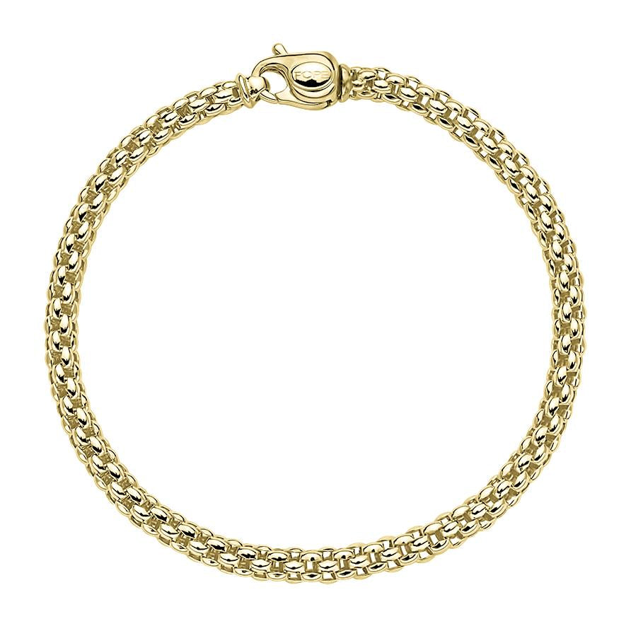 Fope Unica 18ct Yellow Gold Weave Bracelet