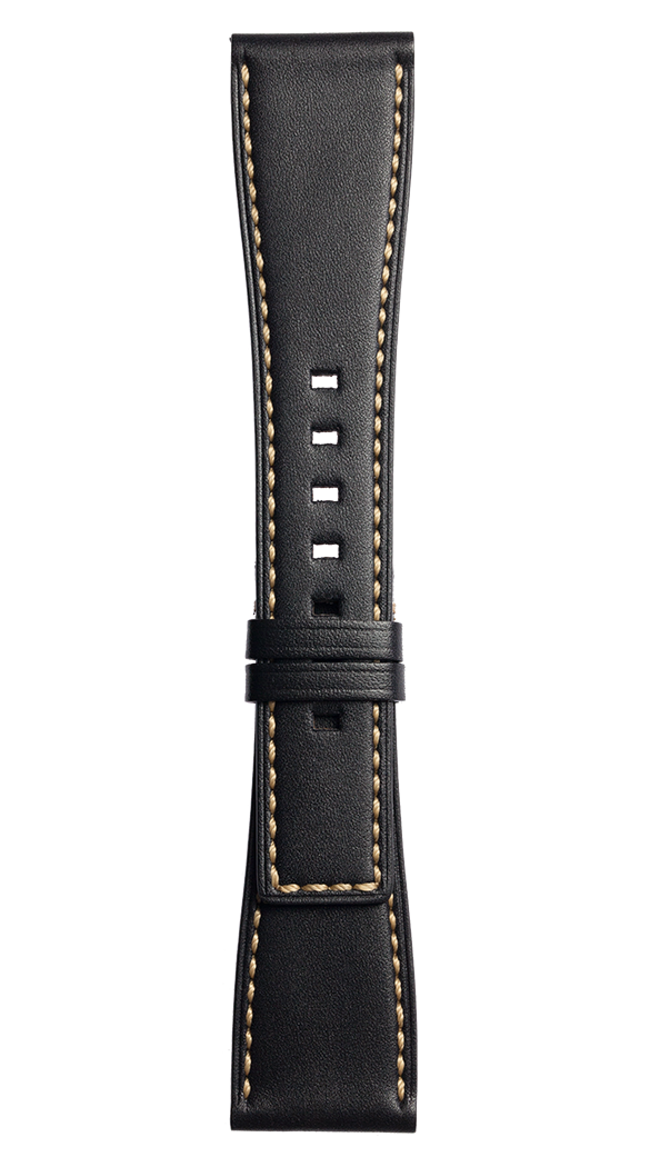 Bell & Ross Strap Brs Calfskin Black