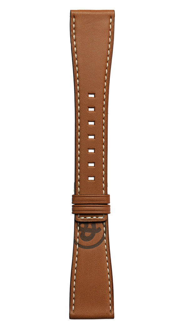 Bell & Ross Strap Brs Calfskin Golden Heritage Brown Xs