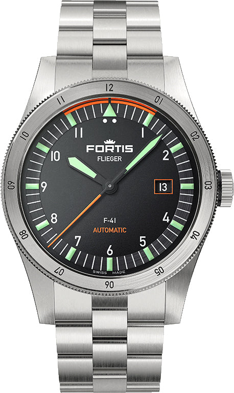 Fortis Flieger F-41 Automatic On Block Bracelet