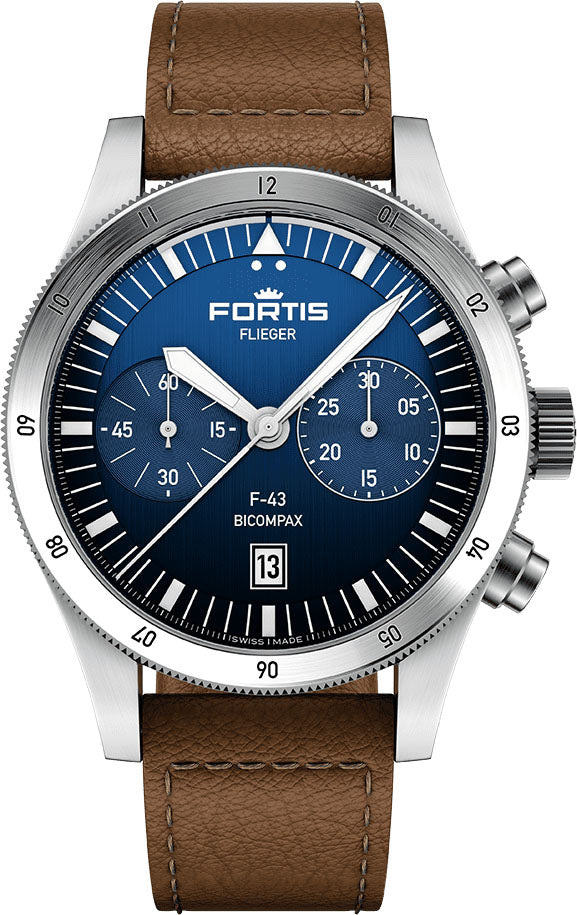 Fortis Flieger F-43 Bicompax Liberty Blue