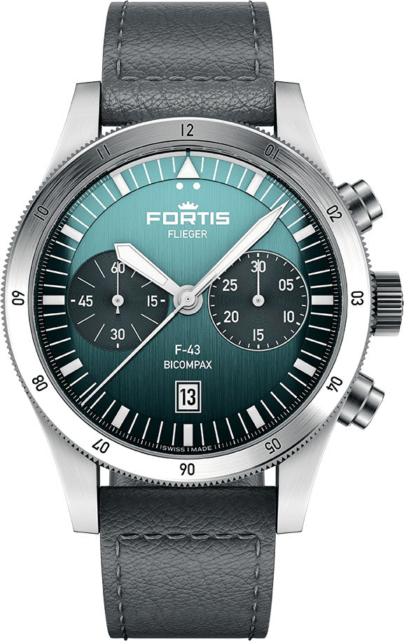 Fortis Flieger F-43 Bicompax Petrol