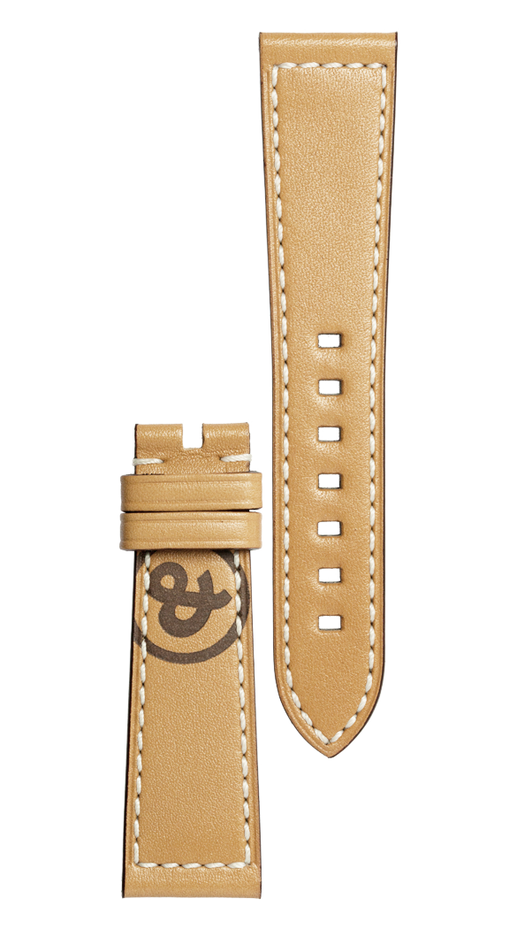 Bell & Ross Strap Vintage Br Natural Calfskin Heritage Large