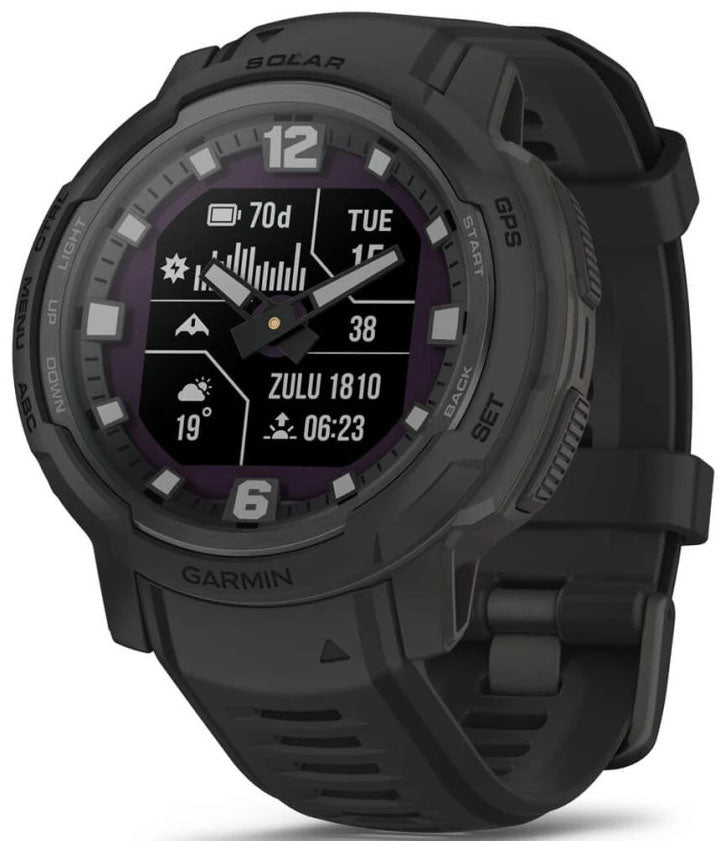 Garmin Instinct Crossover Solar Tactical Edition Black