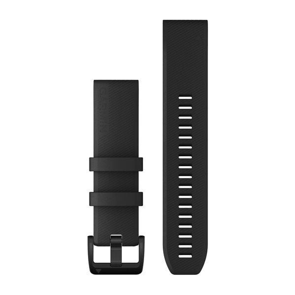 Garmin Strap Quickfit 22 Black With Black Stainless Steel Hardware