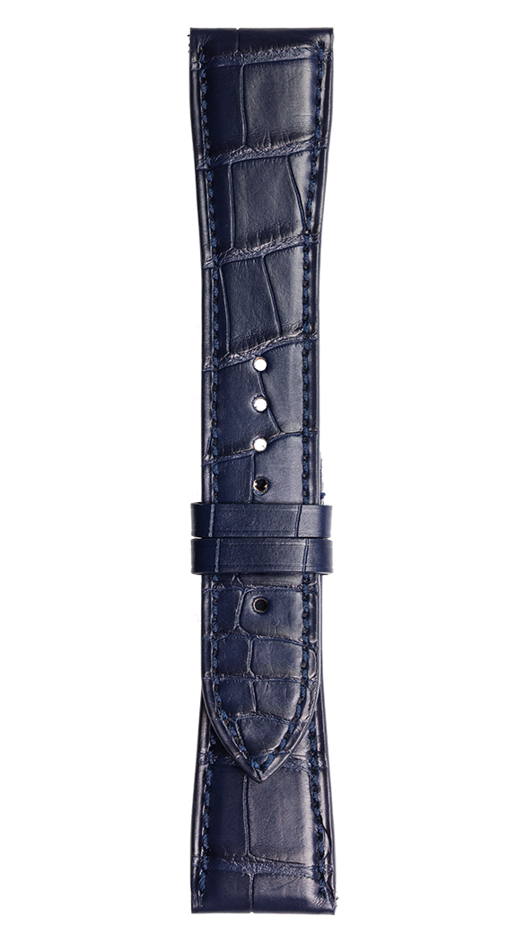 Bell & Ross Strap Vintage Br V2 Blue Alligator Small