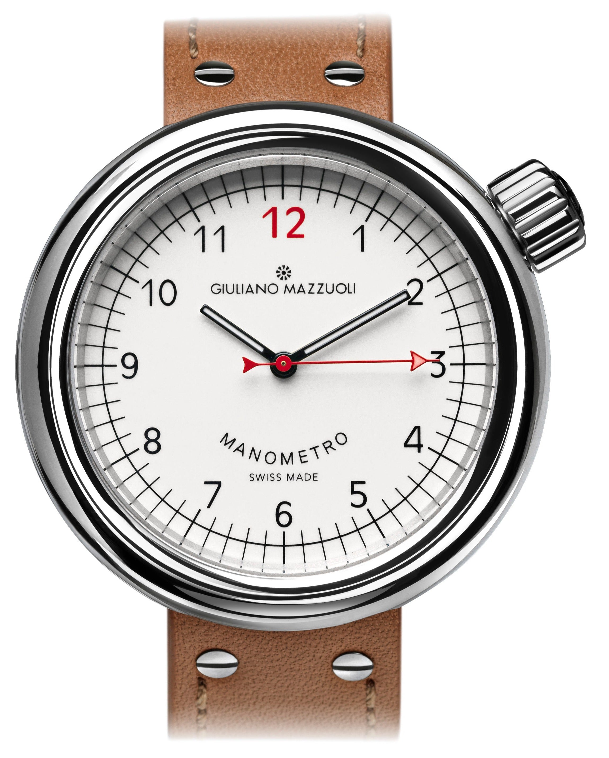 Giuliano Mazuoli Manometro Polished White
