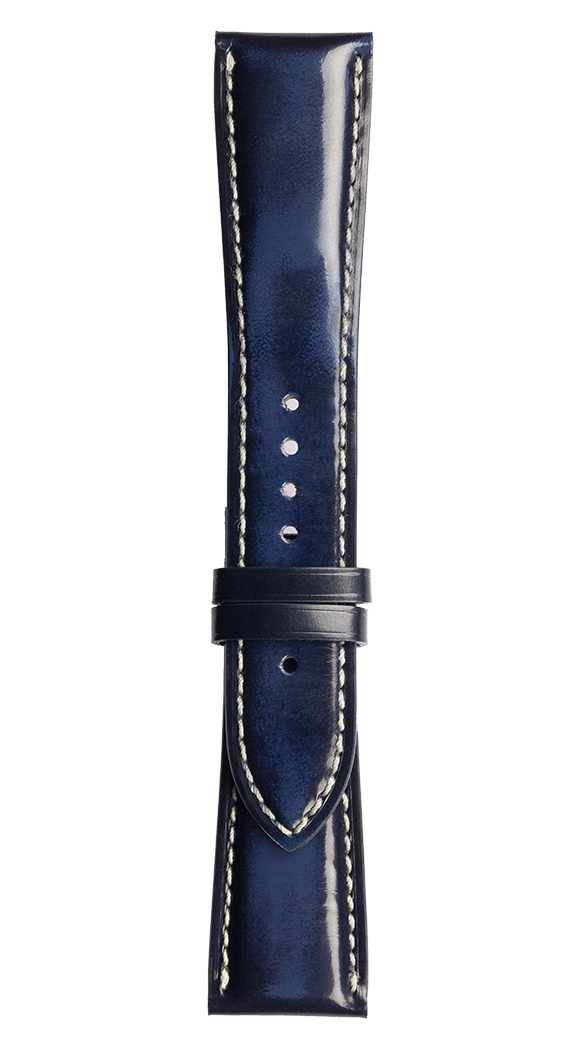 Bell & Ross Strap Vintage Br V2 Blue Calfskin Small