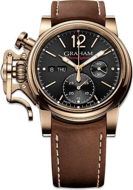 Graham Chronofighter Vintage Bronze Black Gold