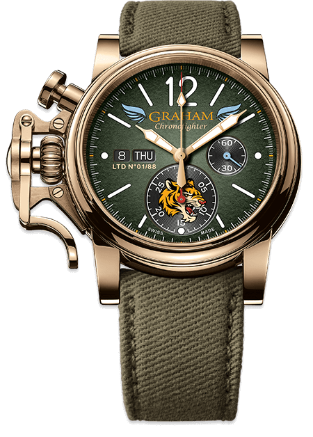Graham Chronofighter Vintage Bronze Flying Tigers Limited Edition