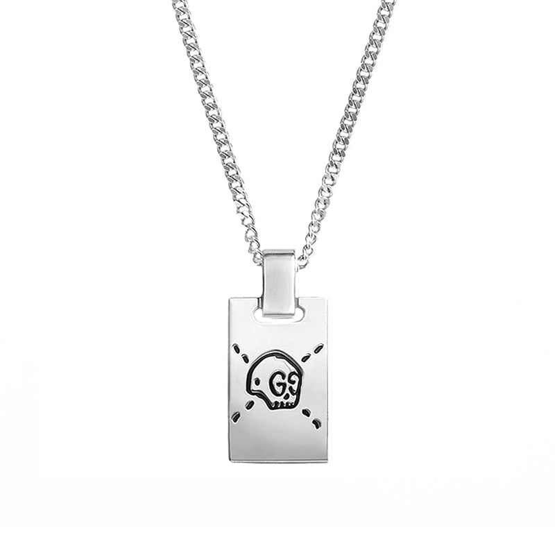 Gucci Ghost Sterling Silver Necklace