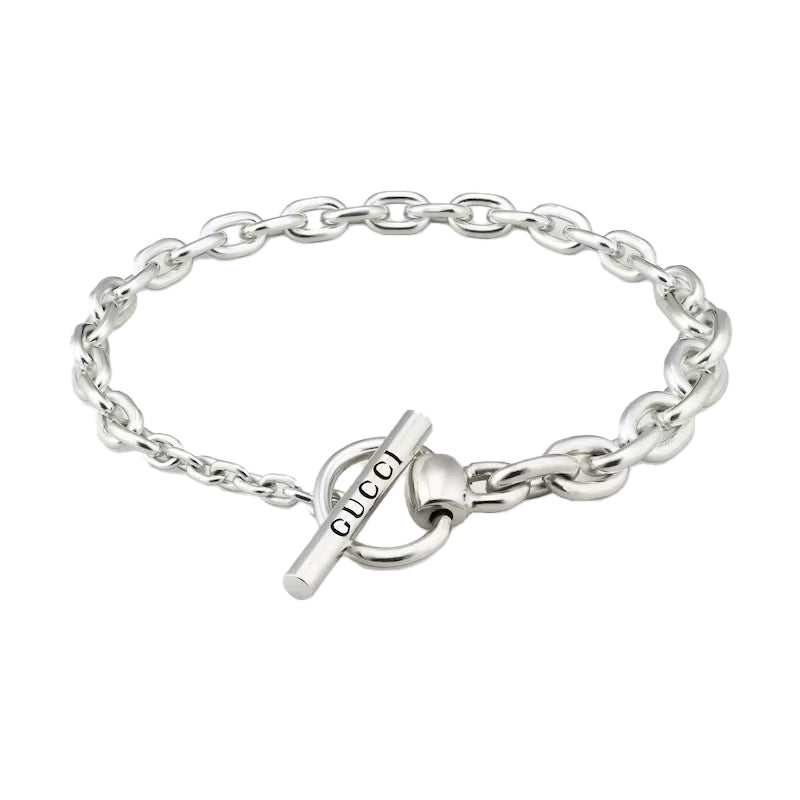 Gucci Horsebit Sterling Silver Bracelet - 19cm