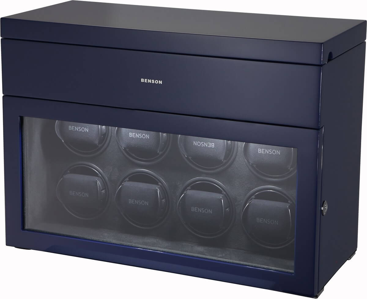Benson Watch Winder Black Series 8.16.bl Blue Limited Edition