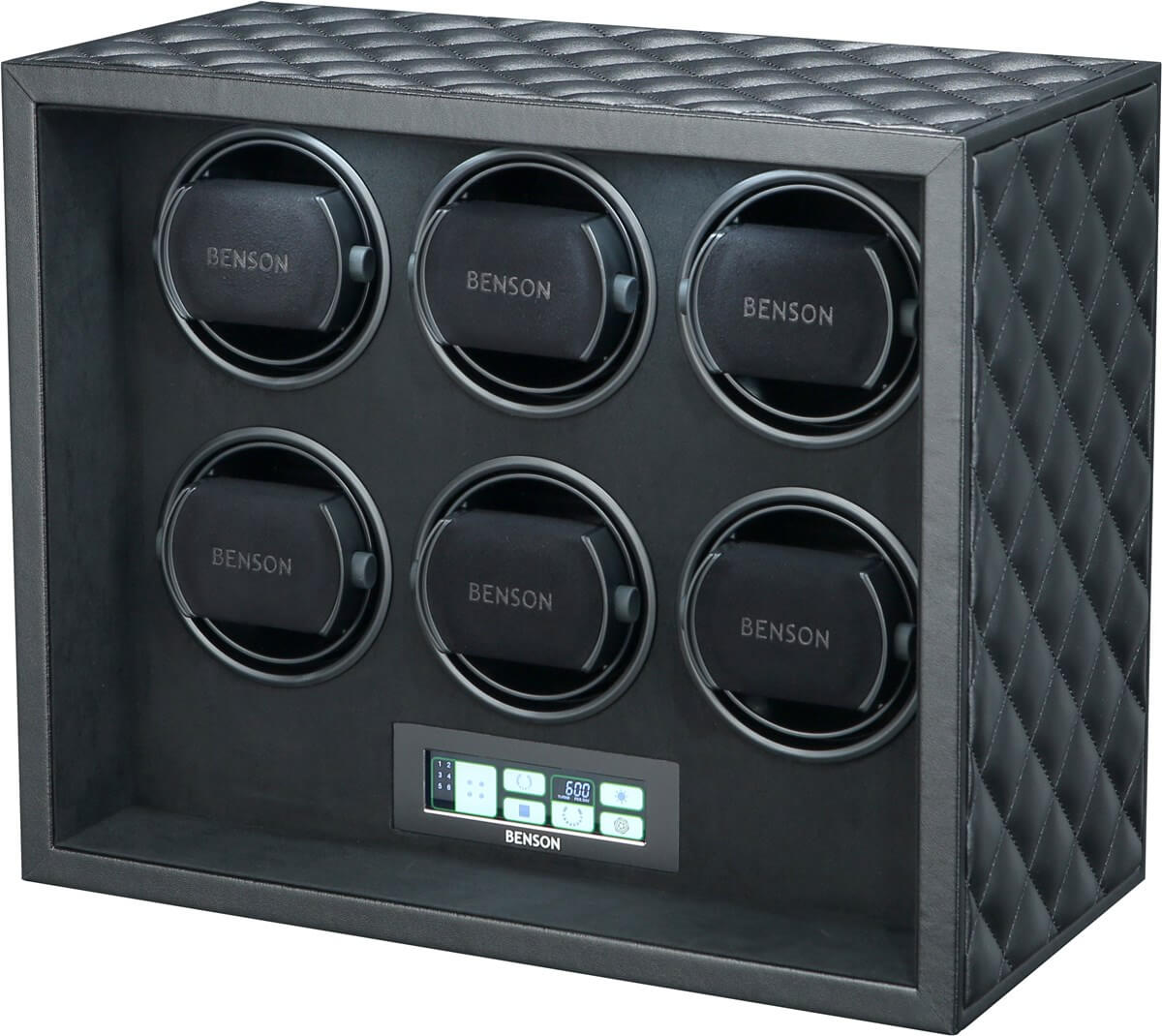Benson Watch Winder Black Series Leather 6.22.b Black