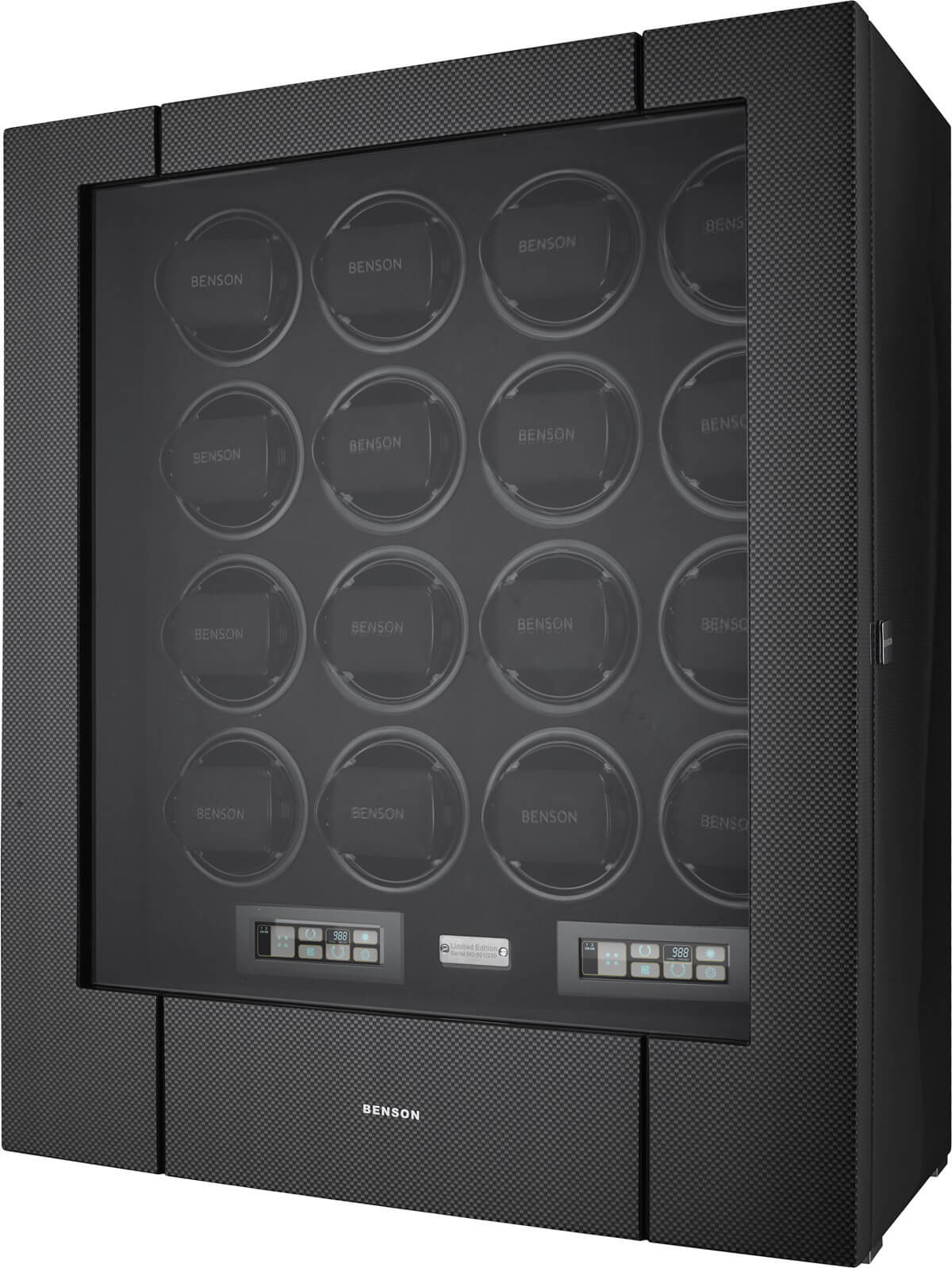 Benson Watch Winder Black Series Pro 16.19.cf Carbon Fiber